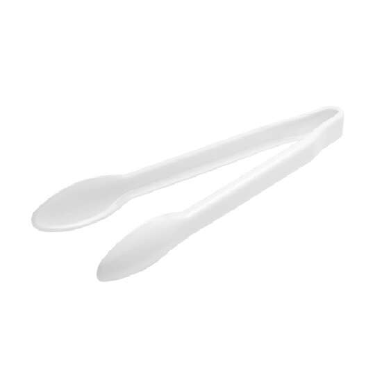 Fineline Settings 3312-WH, 12-Inch Platter Pleasers White Plastic Serving Tongs, 48/CS