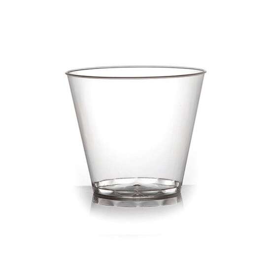 Fineline Settings 405-CL-X, 5 Oz. Savvi Serve Clear Plastic Tumblers, 20/PK