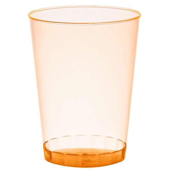 Fineline Settings 410-ORG, 10 Oz. Savvi Serve Orange Plastic Tumblers, 500/CS (Discontinued)