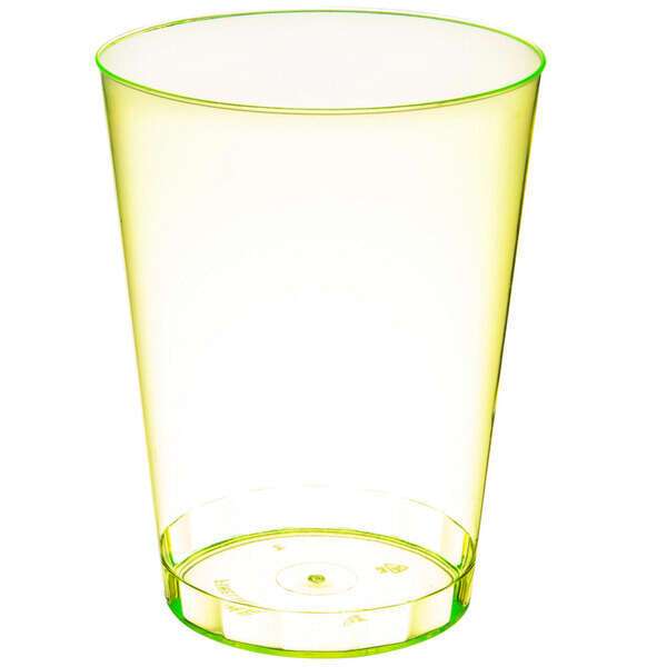 Fineline Settings 410-Y, 10 Oz. Savvi Serve Yellow Plastic Tumblers, 500/CS (Discontinued)