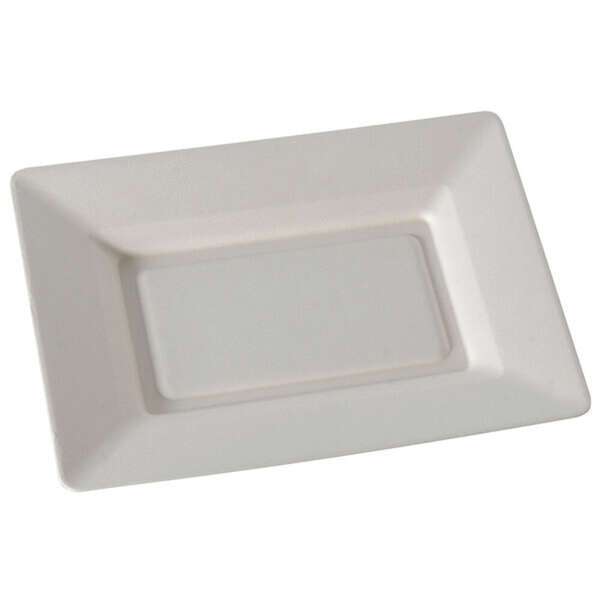 Fineline Settings 42RCP75, 7.5x5.5-inch Conserveware Bagasse Rectangular Plate, 500/CS