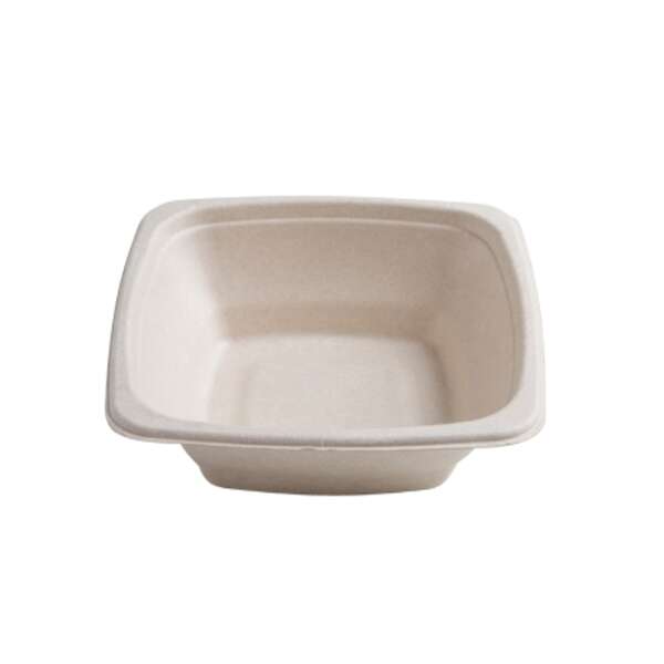 Fineline Settings 42SB16, 16 Oz 7-inch Conserveware Bagasse Square Bowl, 300/CS