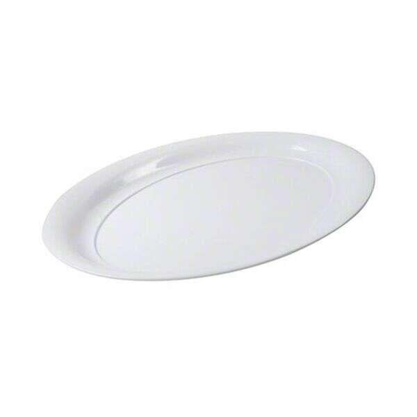 Fineline Settings 484.WH, 21x14-inch Platter Pleasers White Oval Platter, 20/CS