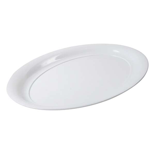 Fineline Settings 485.WH, 25x14.5-inch Platter Pleasers White Oval Platter, 20/CS (Discontinued)