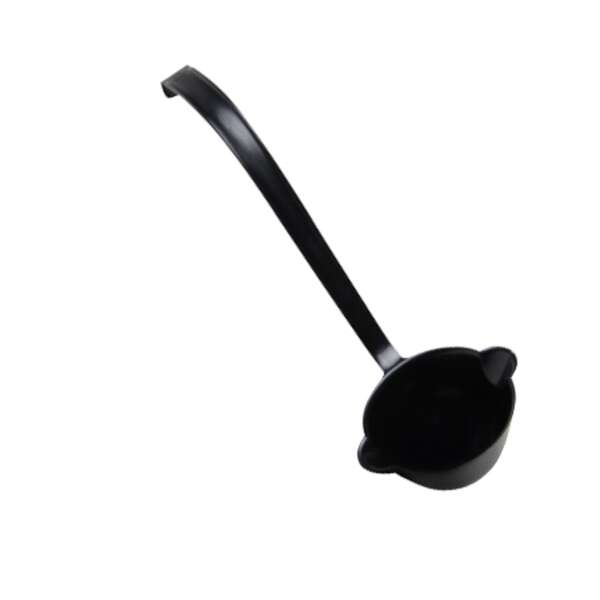 Fineline Settings 530.BK, 1.75 Oz 9-inch Platter Pleasers Small Black Ladle, 72/CS