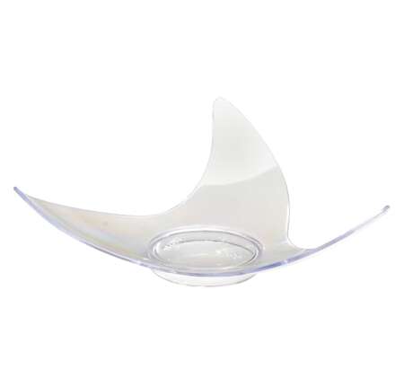 Fineline Settings 6202-CL, 3.75x3.75-Inch Clear Plastic Tiny Twists, 200/CS (Discontinued)