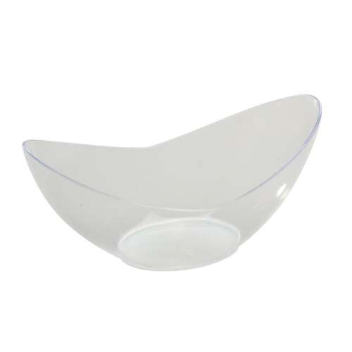 Fineline Settings 6303-CL, 5x2.6-Inch Clear Plastic Tiny Tureens, 240/CS