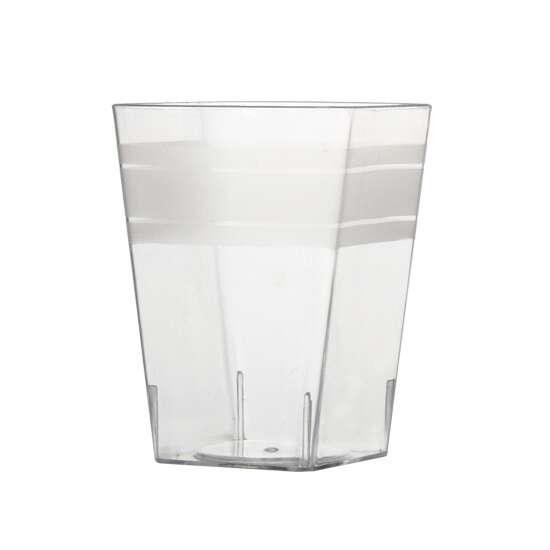 Fineline Settings 6406-CL, 1.9x1.75-Inch Clear Plastic Tiny Tumblers, 200/CS