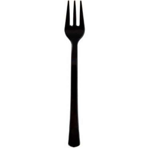 Fineline Settings 6500-BK-X 4-Inch Black Plastic Tiny Tines/Forks, 48/PK