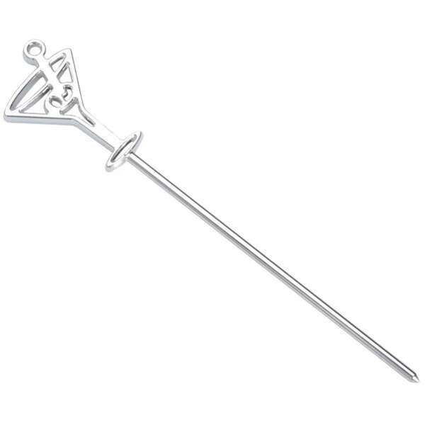 Fineline Settings 6506-SV, 4-inch Tiny Temptations Silver Cocktail Picks, 960/CS