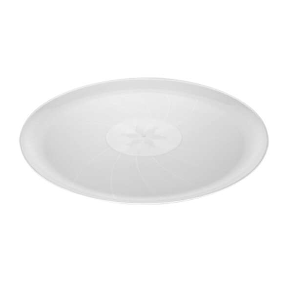 Fineline Settings 8801-CL, 18-inch Platter Pleasers Classic Clear Round Tray, 25/CS