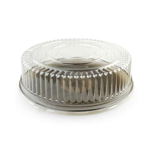 Fineline Settings 9201-L-X, 12-Inch Platter Pleasers Clear Round Dome PET Lid (Discontinued)
