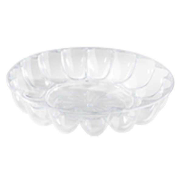 Fineline Settings DE9600.CL, 12-inch 24-Count Platter Pleasers Clear Deep Deviled Egg Tray, 25/CS (Discontinued)