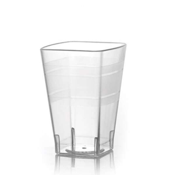 Fineline Settings 1110, 10 Oz Wavetrends Square Tumblers, 168/CS