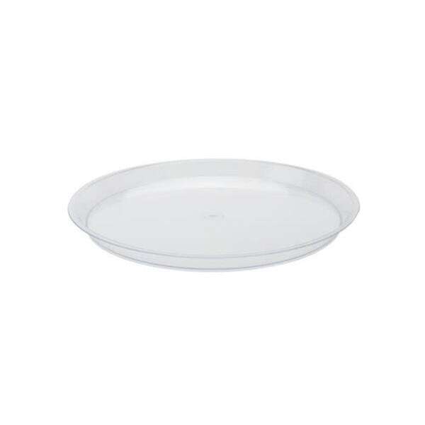 Fineline Settings HR0014.CL, 14-inch Platter Pleasers Clear Angled High Rim Platter, 25/CS (Discontinued)