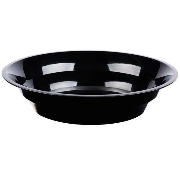 Fineline Settings LPB1060PP.BK, 60 Oz 10-inch ReForm Polypropylene Black Low Profile Bowl, 50/CS