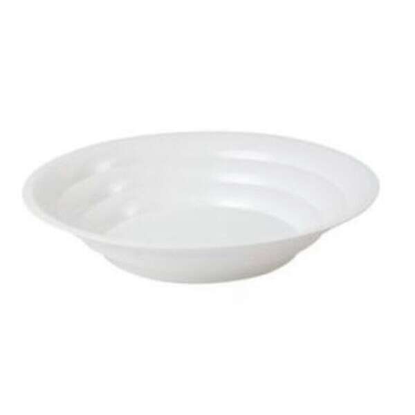 Fineline Settings LPB1060PP.WH, 60 Oz 10-inch ReForm Polypropylene White Low Profile Bowl, 50/CS