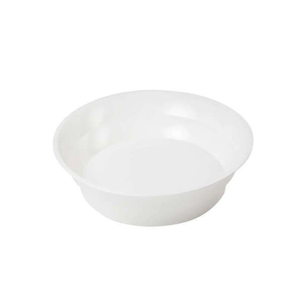 Fineline Settings LPB14128PP.WH, 128 Oz 14-inch ReForm Polypropylene White Low Profile Bowl, 25/CS