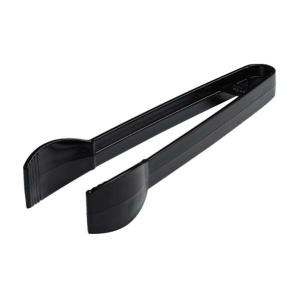 Fineline Settings PP3307-BK, 7-inch Platter Pleasers Polypropylene Black Tongs, 48/CS