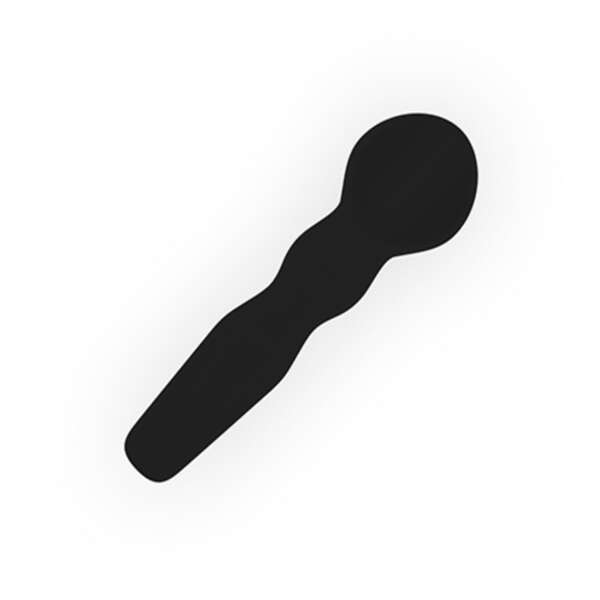 Fineline Settings SE1001.BK, 3.4-inch SelfEco PLA Compostable Black Spoon, 200/CS (Discontinued)