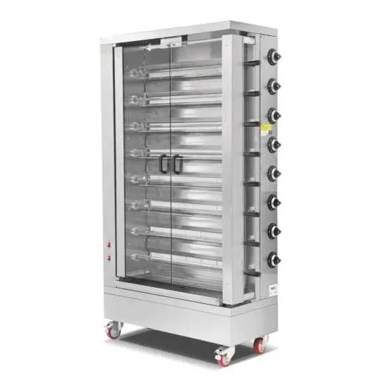 Galaxy Group Pegasus CR-8E, 47-Inch Electric 48 Chicken Rotisserie Oven With 8 Spits - 208V