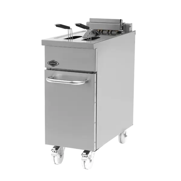 Galaxy Group Pegasus FR-40E, 40 Lbs Commercial Electric Floor Fryer - 208V