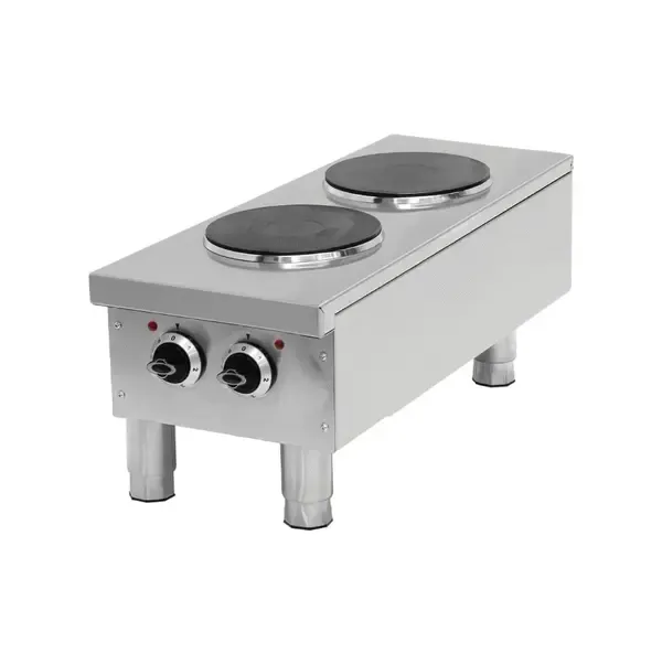 Galaxy Group Pegasus HP-12E, 12-Inch 2-Burner Countertop Electric Range - 208V