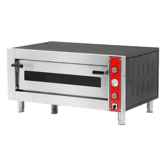 Galaxy Group Pegasus MS35E-1, Single Deck Electric Melstone Series Pizza Oven, 4 Pizza Capacity