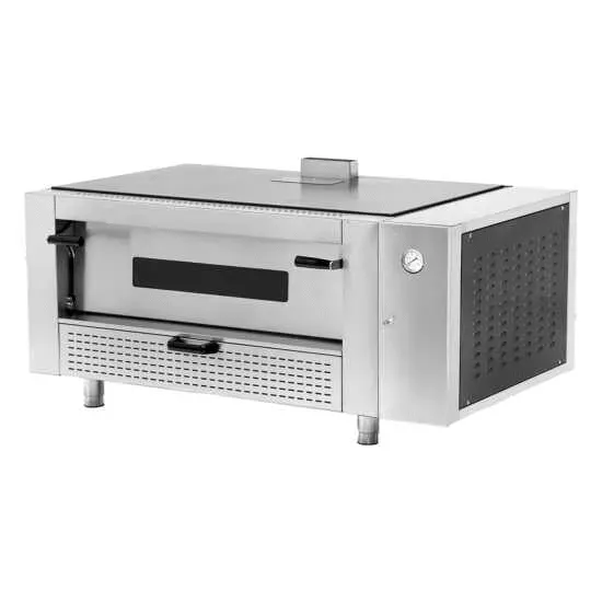 Galaxy Group Pegasus MS45G-1, 44-Inch Single Deck Gas Melstone Series Pizza Oven - 55,000 BTU