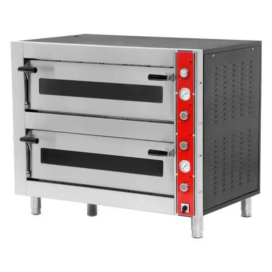 Galaxy Group Pegasus MS47RE-2, Double Deck Electric Melstone Series Pizza Oven - 15,000W