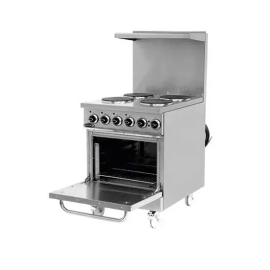 Galaxy Group Pegasus R-36E, 36-Inch Electric Range With 6 Stage Heat Controls - 208V