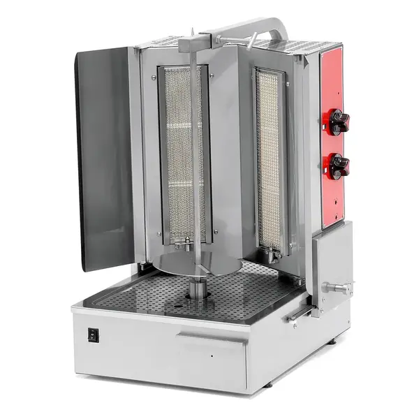 Galaxy Group Pegasus V2C-6G, Vega Series Heavy Duty Gas Gyro Machine, 2 Columns, 6 Burners