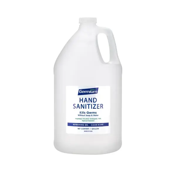 Germium GRB128-X 1-Gallon Gel Hand Sanitizer, 70% Isopropyl Alcohol, EA