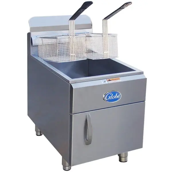 Globe GF30PG, 30 Lbs Countertop Fryer - Propane