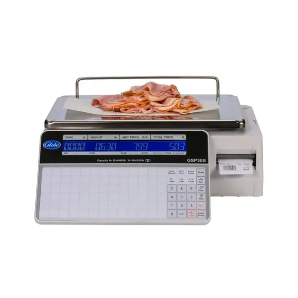 Globe GSP30B, Commercial Label Printing Scale - 30 Lb