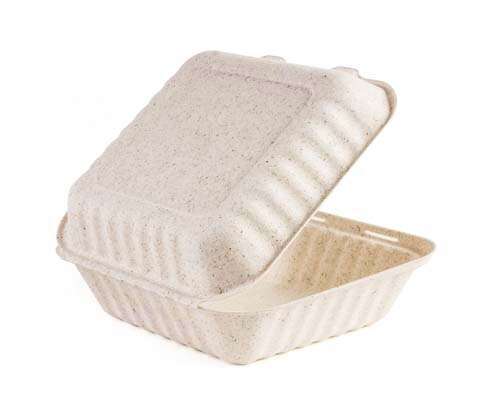 Green Wave OV-B088 8x8x3-Inch Ovation Marbled Hinged Bio Container, 300/CS