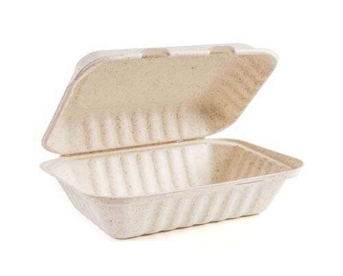 Green Wave OV-B096 9x6x3-Inch Ovation Marbled Hinged Bio Container, 300/CS