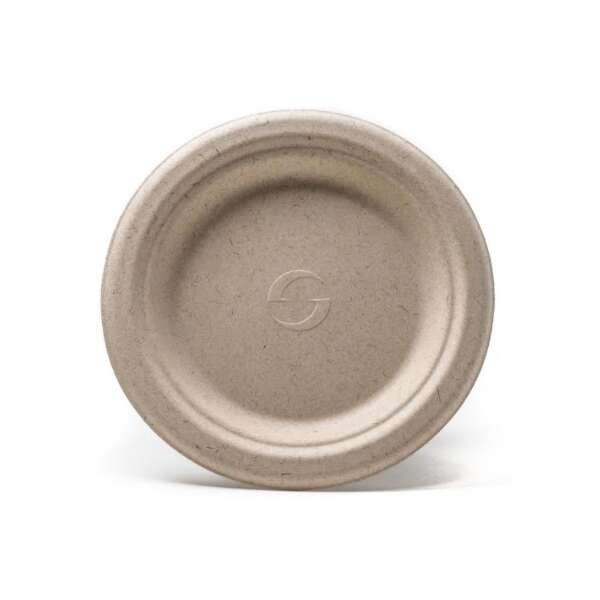 Green Wave International Green Wave OV-P006 6" Ovation Round Marbled Bio Plate, 1000/CS