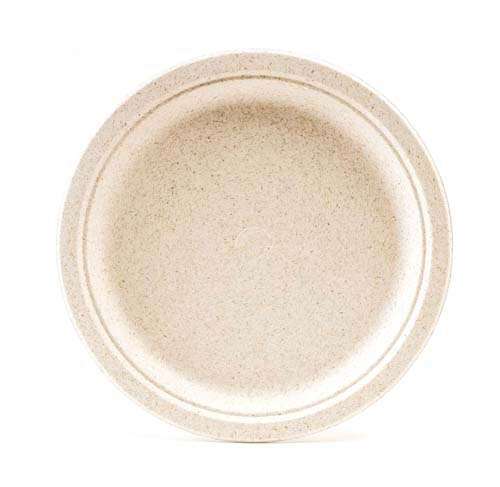 Green Wave International Green Wave OV-P010 10" Ovation Round Marbled Bio Plate, 500/CS