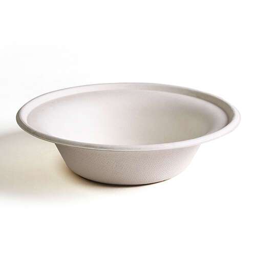 Green Wave International Green Wave TW-BLO-005 8 Oz Evolution White Bio Blended Fiber Bowl, 1000/CS