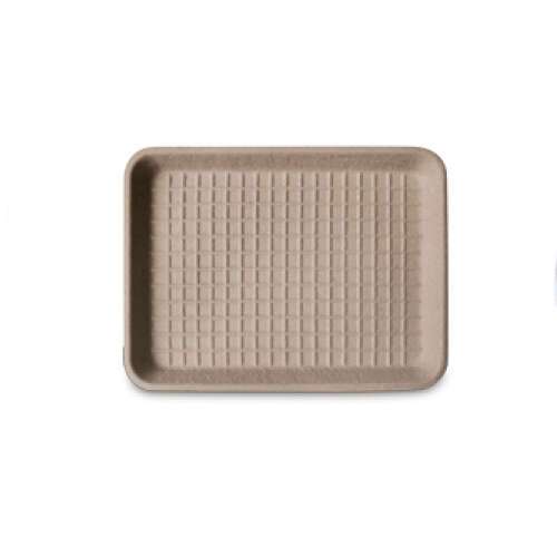 Green Wave International Green Wave TW-TOO-041 9x12-Inch Redo Natural Brown Service Waffle Tray, 250/CS