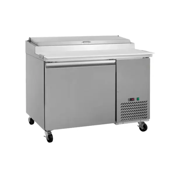 Hurakan HKN-PZ47R1D, 47-Inch Refrigerated Pizza Prep Table