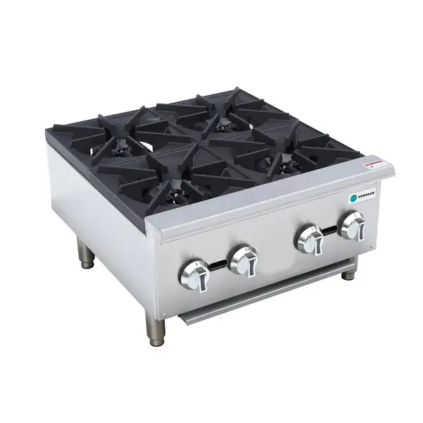 Hurakan HKN-XRCG24-4A, 24-Inch Countertop Gas Range