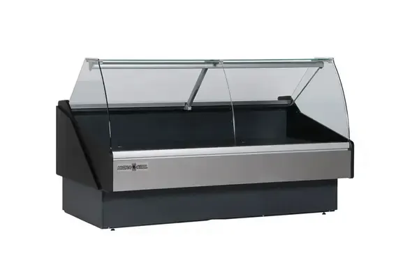 Hydra-Kool KFM-CG-120-S, 117-inch Refrigerated Curved Glass Deli Case, Self Contained