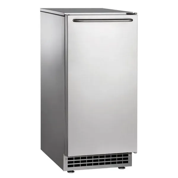 Ice-O-Matic GEMU090 15-inch Air-Cooled Pearl Nugget Ice Machine with 12 lb. Bin, 85 lbs