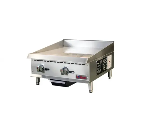 IKON IMG-24, 24-Inch 2-Burner Manual Griddle, 60,000 BTU