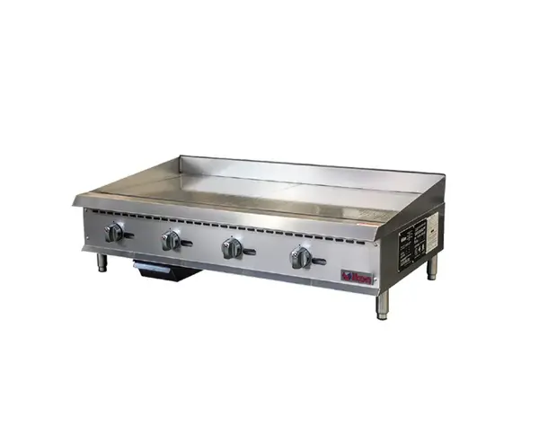 IKON IMG-48, 48-Inch 4-Burner Manual Griddle, 120,000 BTU