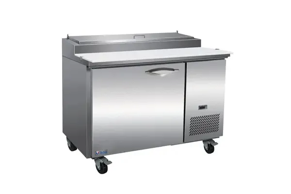 IKON IPP47 47-inch Single Door Pizza Prep Table, 6 Pans