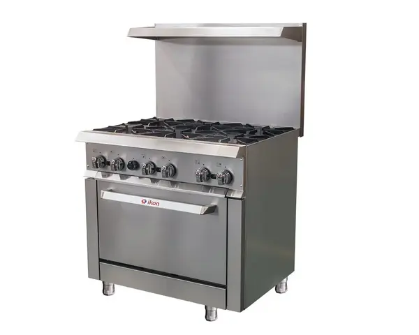 IKON IR-6-36 36-inch 6-Burners Gas Range with Oven, 213,000 BTU