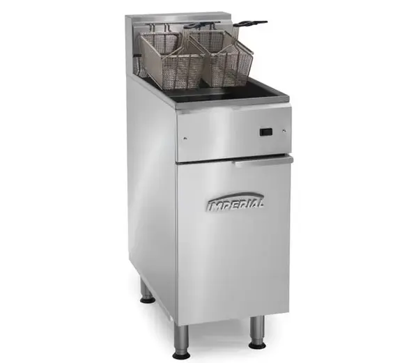 Imperial IFS-40-E-3PH, 2-Basket Floor Electric Fryer, NSF, ETL, CSA, CE (Discontinued)
